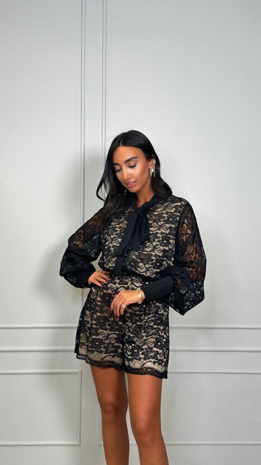 Midnight Lace Co-Ord Set